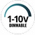 This LED Fixture is Dimmable 1-10V