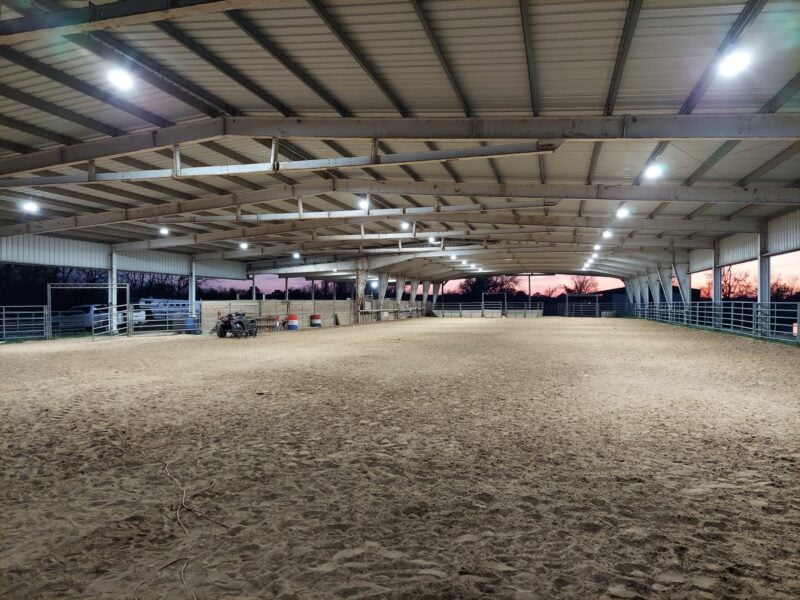 LED horse arena indoor lighting