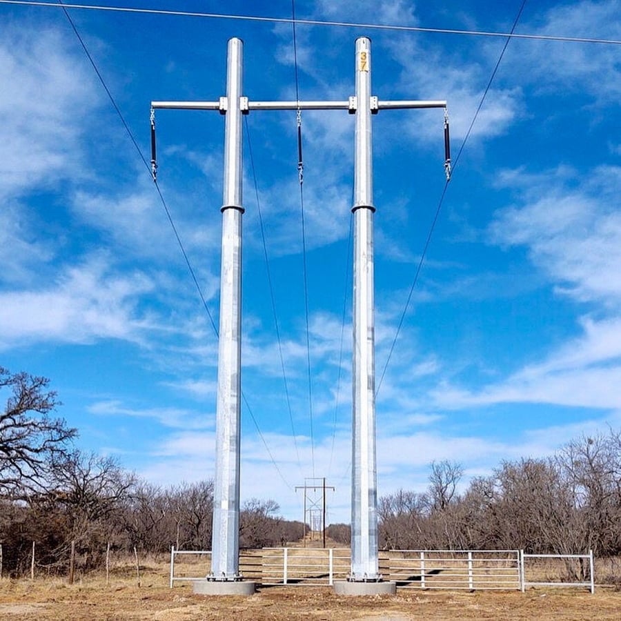 Steel Anchor Base Light Poles