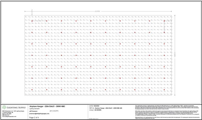 Aircraft Hangar Lighting Plan 2
