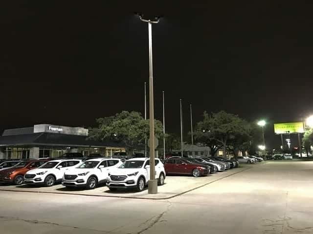 Car Dealership?Lit up with LED Lights