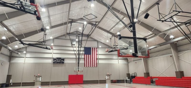 Church Gym With Led Hb4 Ufo High Bays