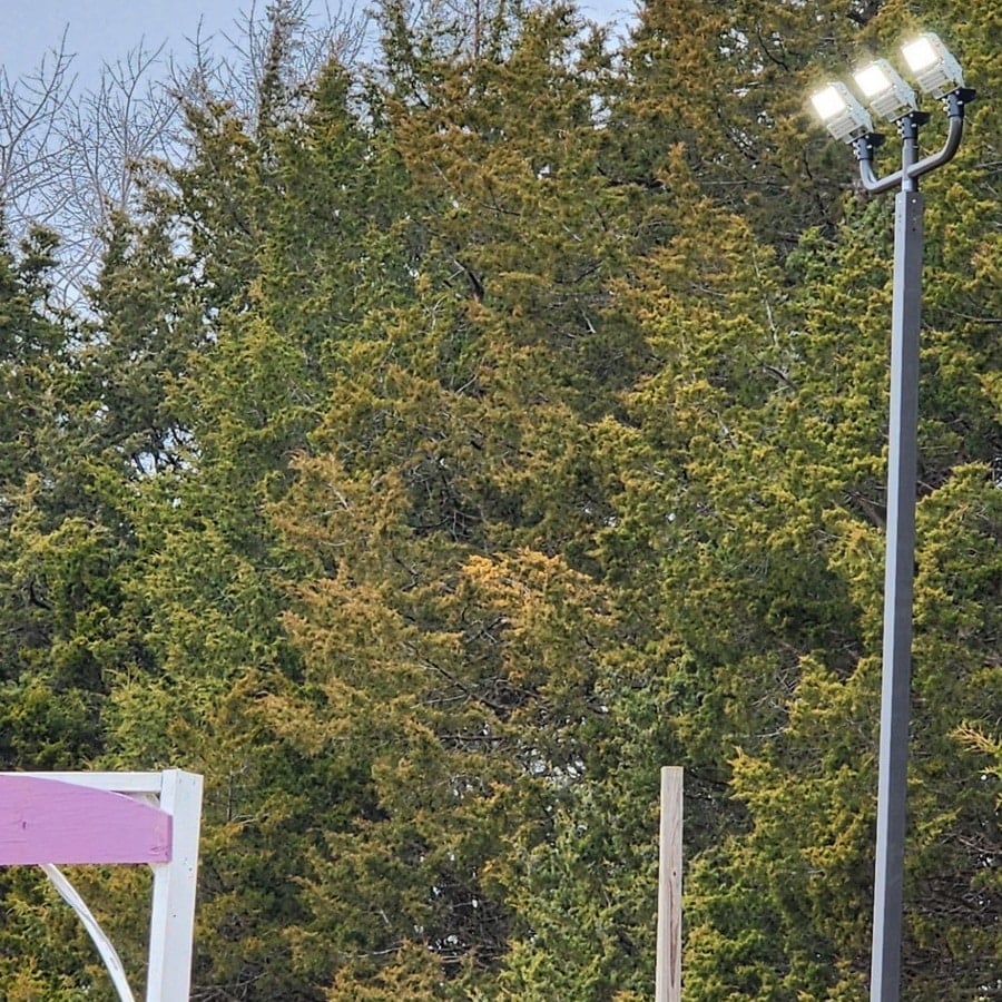 Led Flood Lights On Pole