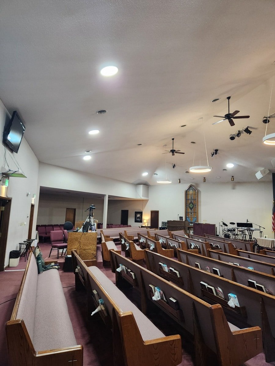 Led Lighting In Church 1