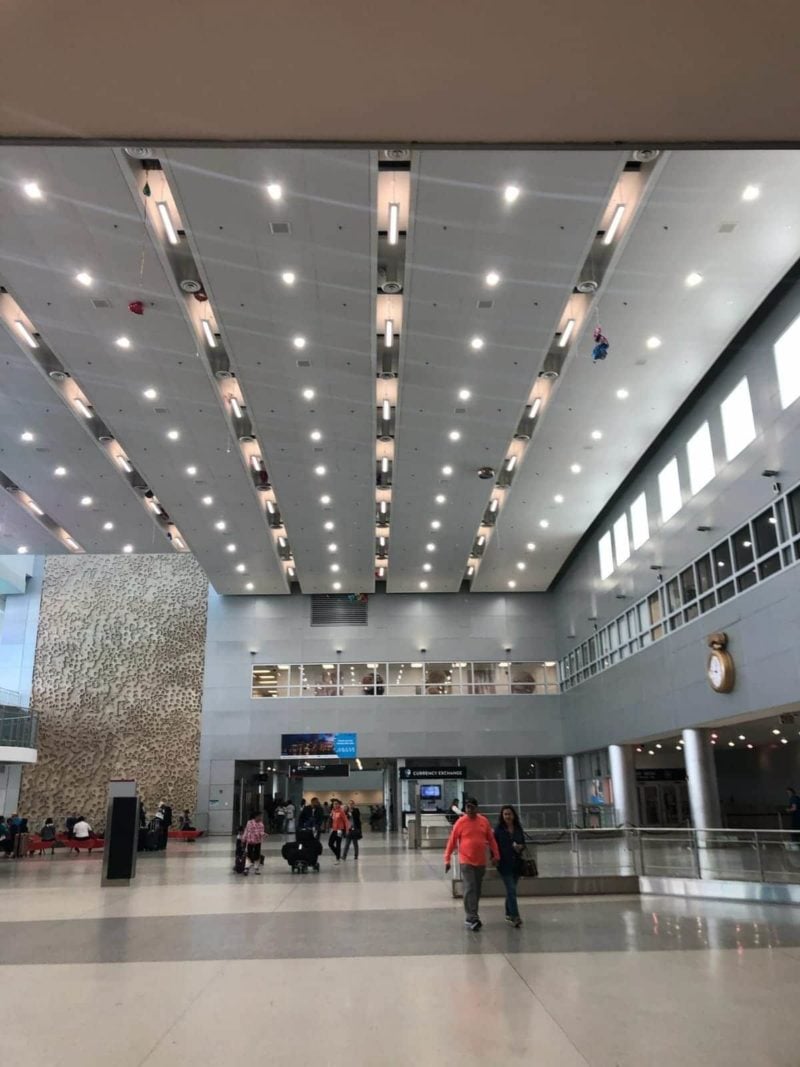 High Power LED Recessed Lights Installed at International Airport