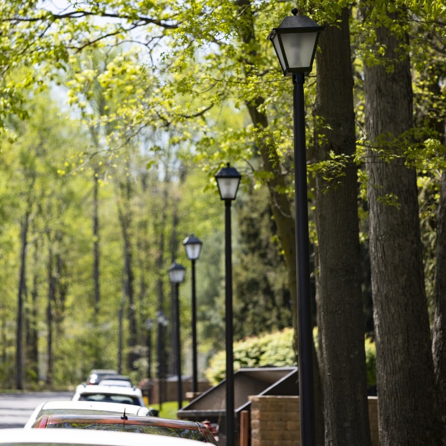 Fiberglass Round Light Poles