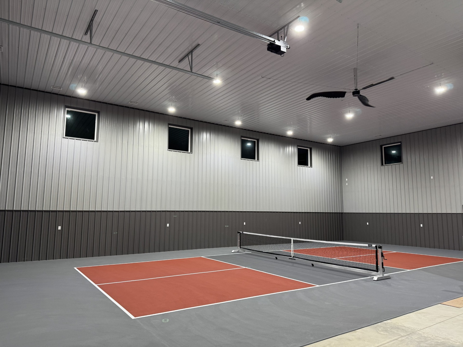 LED Lights in Pickleball Court