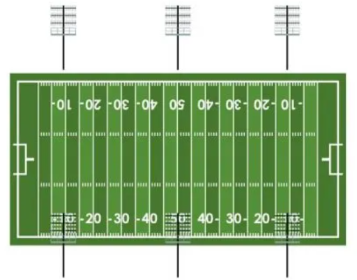 6 Pole Football Field